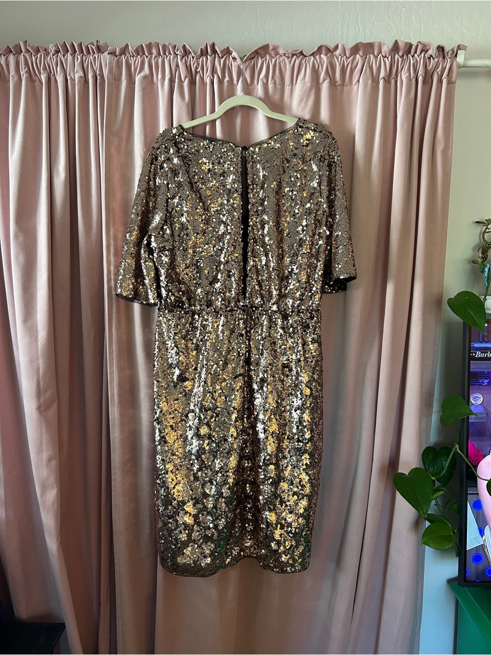ASOS Plus Size Sequin Sequin Dress - Picture 4 of 5